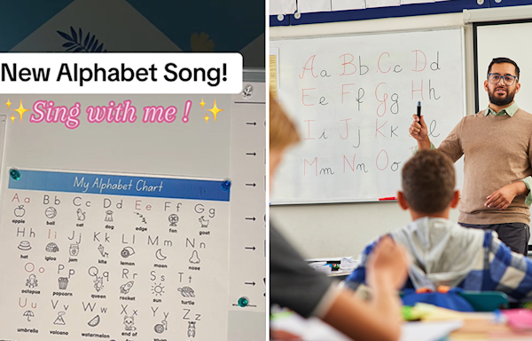 Teachers spark debate for 'Alphabet Song' tune changes: 'Hits my ears wrong'