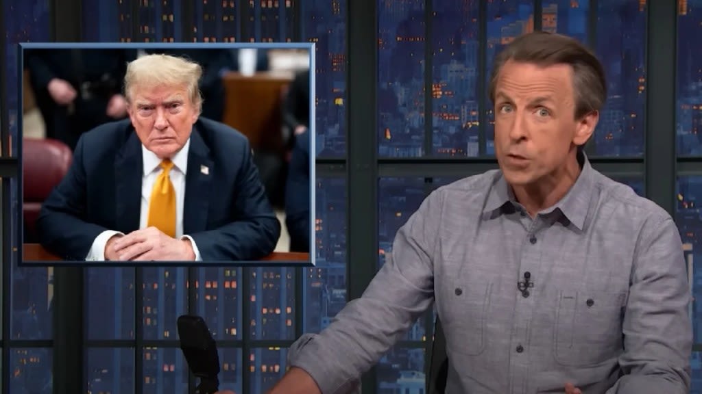 Seth Meyers Addresses Haters Who Say His Show Material Is Just ‘Orange Man Bad’ | Video