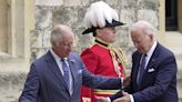 King Charles Welcomes President Biden to Windsor Castle With Pomp and Pageantry