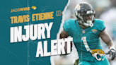 Jaguars’ Travis Etienne Jr. leaves Week 12 with foot injury