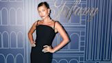 Hailey Bieber Channels Holly Golightly at the Re-Opening of Tiffany & Co.'s Flagship Store