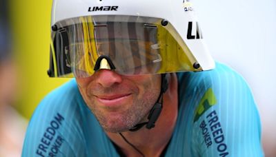 Mark Cavendish ends 17-year Tour de France career surrounded by family and cheering crowds