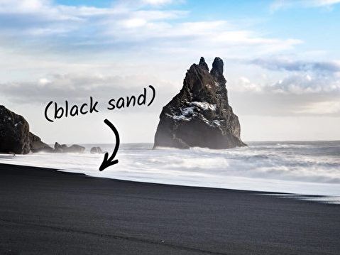 組圖：冰島瑰麗玄幻又危險的黑海灘