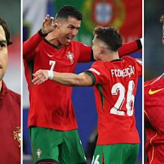 Ronaldo celebrates with Portugal match-winner… 21 years after replacing his dad