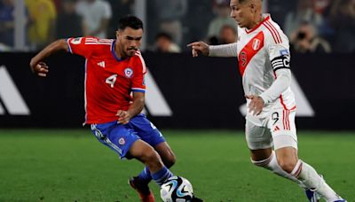 Perú y Chile igualan sin goles en accidentado partido con lesiones en Texas