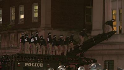 NYPD entering Columbia University campus amid protests. Watch live coverage.