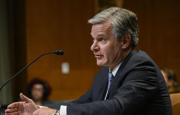 Watch Live: FBI Director Christopher Wray testifies at hearing on Trump shooting