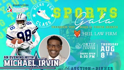 3-time Super Bowl Champion Michael Irvin headlines third annual Kicks for Class