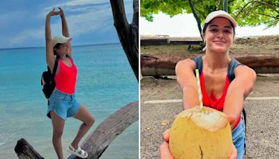 Wamiqa Gabbi is super happy on her beach vacation despite the tan and sunburn