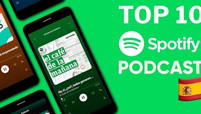 Ranking Spotify en España: top 10 de los podcasts del momento