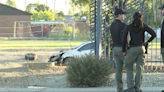 Driver seriously hurt after crashing through fence at Apollo High School in Glendale