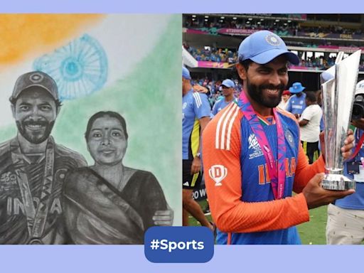 Jadeja's touching tribute to late mother with T20 World Cup sketch captivates hearts online