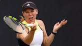 Bad Homburg: Caroline Wozniacki survives drama for first grass win since unretiring