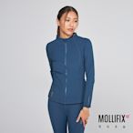 Mollifix 瑪莉菲絲 5度升溫訓練外套 (夜暮藍)、保暖、防風、羽絨外套