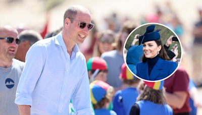 Prince William gives update on Kate's condition