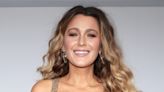Blake Lively Glitters in Gold Jumpsuit as She Steps Out for NYFW