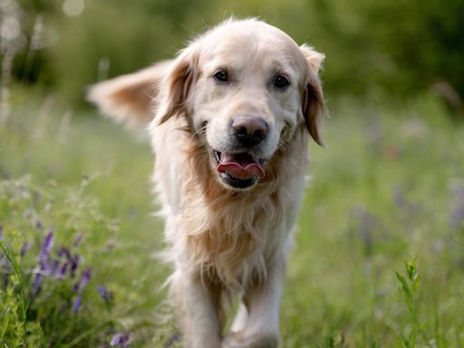 Golden Retriever Finds a Squawking Baby Bird and Isn’t Sure What to Think of It