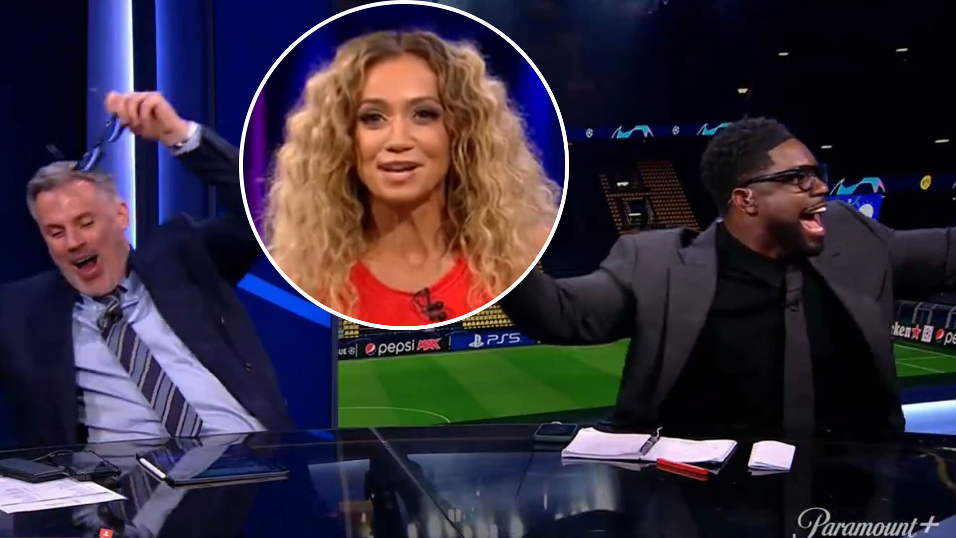 Big broadcasting change as Kate Abdo reveals Carragher’s CBS Sports replacement