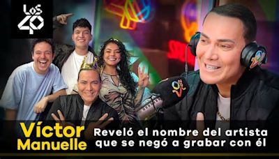 Victor Manuelle reveló el nombre del artista que se negó a grabar con él