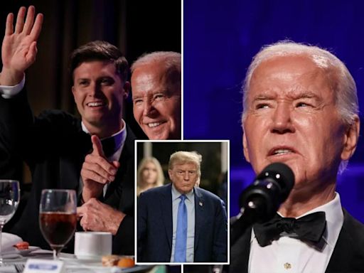 Trump trashes ‘absolute disaster’ White House Correspondents’ Dinner, taking jabs at Colin Jost