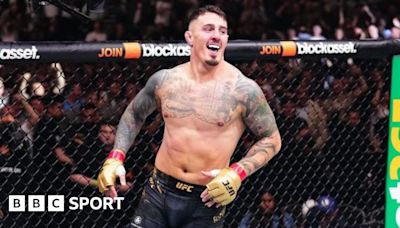 UFC 304 in Manchester: Tom Aspinall stops Curtis Blaydes to retain interim heavyweight title