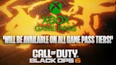 Black Ops 6 Will Be On All Game Pass Tiers According To Microsoft