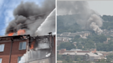 Apartment buildings catch fire in Southeast DC