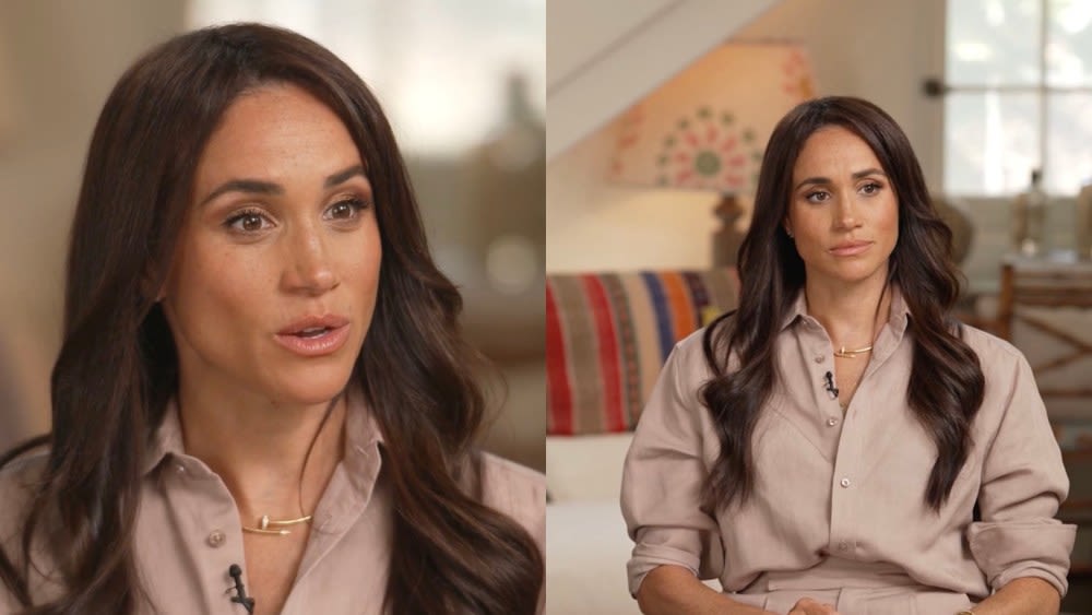 Meghan Markle Continues Her Quiet Luxury Streak in Ralph Lauren for CBS News ‘Sunday Morning’ Interview With Husband Prince Harry...