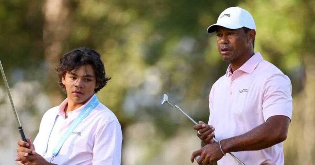 Tiger Woods' son Charlie shows trait of iconic golfer after US Open misery