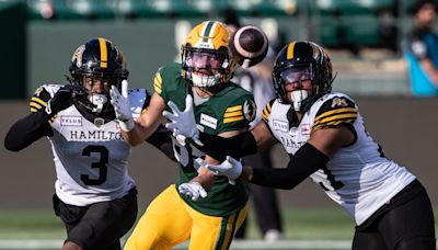 Mitchell helps Tiger-Cats blitz winless Elks 44-28