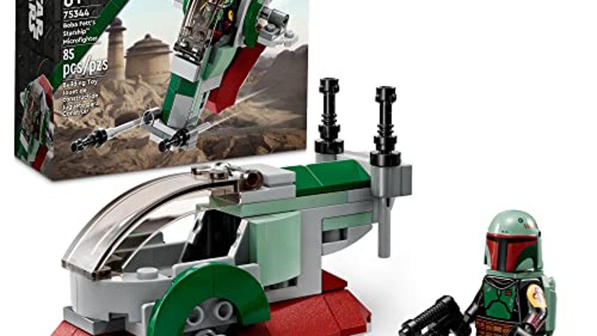 LEGO Star Wars Boba Fett's Starship Microfighter 75344, Now 44% Off