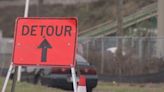 Part of Davison Freeway flooded, blocked in Detroit