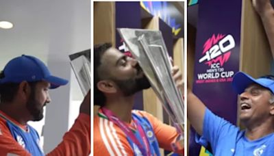 'Believe, Become, Conquer': Relive Some Glorious Moments in Team India's Dressing Room After Winning T20 World Cup 2024 - WATCH - News18