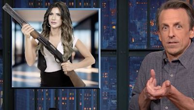 Seth Meyers Sums Up Kristi Noem's 'Humiliation Tour' With Excruciating Supercut