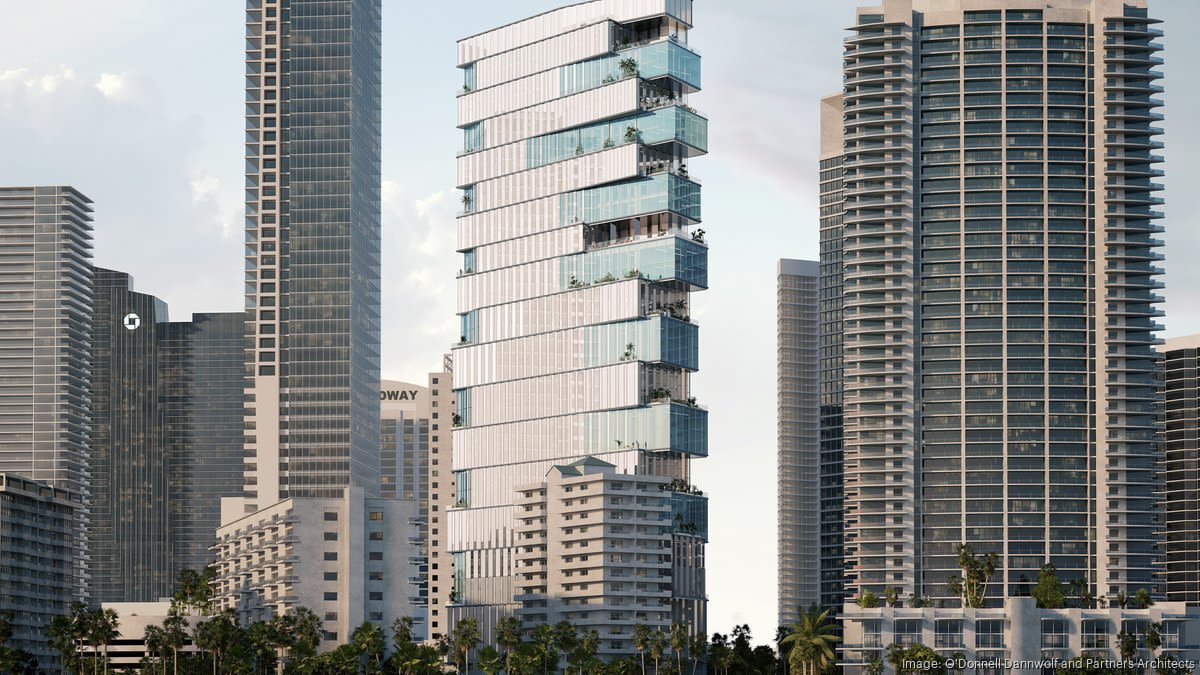 23-story Brickell tower proposed with racket club, hotel (Photos) - South Florida Business Journal