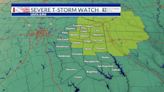 Severe Thunderstorm Watch for parts of East Texas until midnight