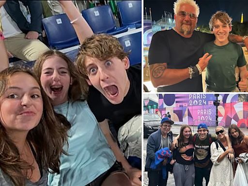 Sarah Jessica Parker and Matthew Broderick’s son shares rare family photos from 2024 Paris Olympics — with Guy Fieri