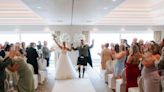 Wedding guests caught watching Old Firm during vows leave Lanarkshire couple in hysterics