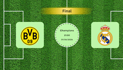 Pronóstico Borussia Dortmund vs Real Madrid 01/06 Champions
