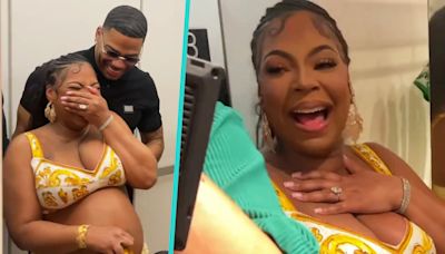 Pregnant Ashanti Left Adorably Shocked Over Nelly's Surprise Baby Shower For Her | Access