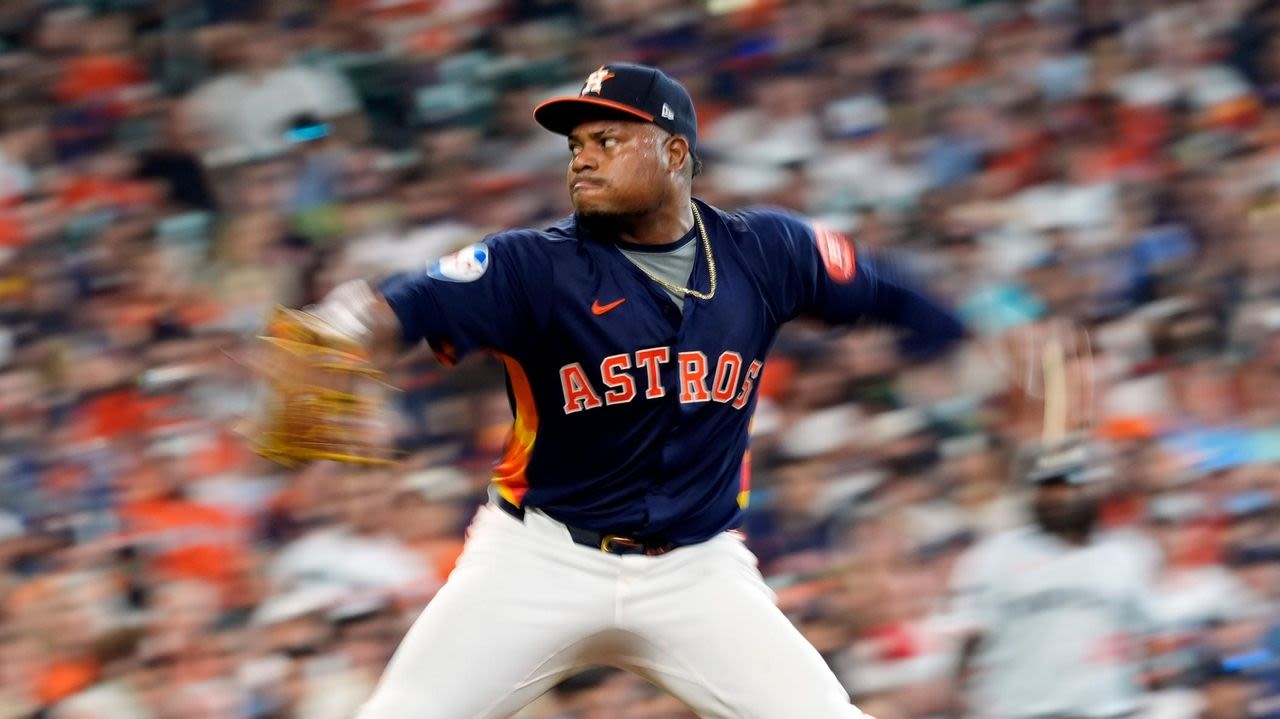 Valdez throws 7 strong innings, Alvarez homers twice in Astros' 5-2 victory over Twins