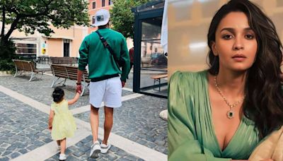 Alia Bhatt shares an adorable picture of husband Ranbir Kapoor with daughter Raha from their vacation