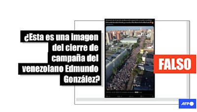 Imagen muestra una marcha a favor de Henrique Capriles en 2012, no de Edmundo González en 2024