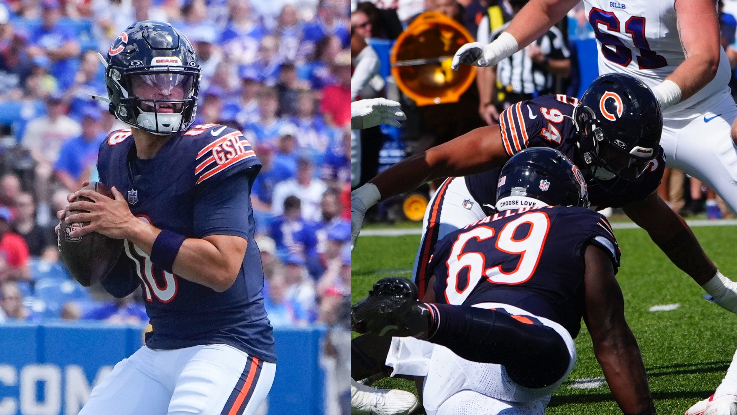 Bears rookies Caleb Williams, Austin Booker dubbed winners from preseason Week 1