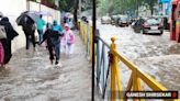 IMD issues red alert as heavy rain batters Mumbai, Thane; traffic hit, train services affected
