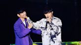 Jay Chou appears as special guest on JJ Lin's Taipei concert