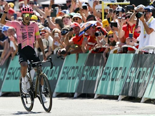 Carapaz ticks off Tour win as Evenepoel edges Pogacar, Vingegaard