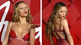 Rita Ora stuns in daring red sheer gown at star-studded British Fashion Awards