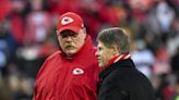 Chiefs chairman Clark Hunt gave Andy Reid a game ball Sunday for his milestone victory