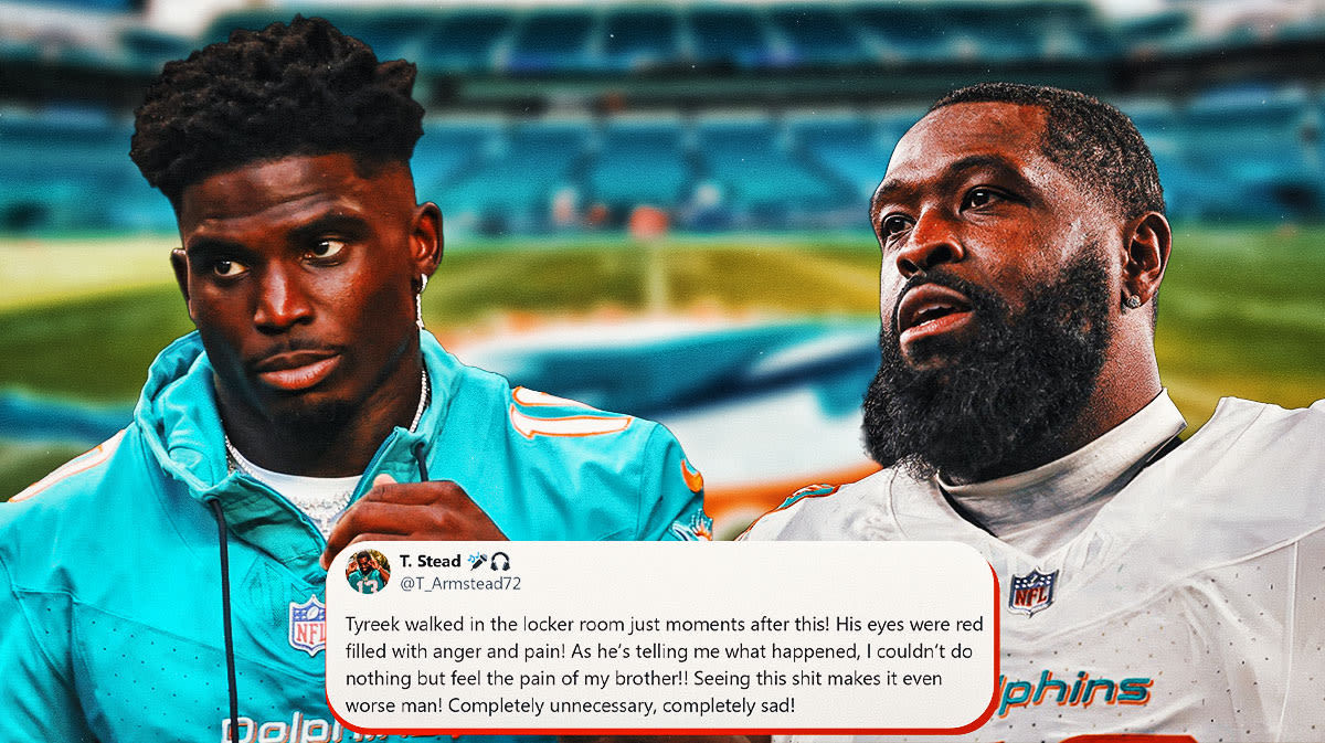 Dolphins' Terron Armstead recalls heartbreaking moment after Tyreek Hill arrest